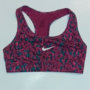Nike Pro Dri-Fit Women's Compression Sports Bra Multicolor Fuchsia Size XS
